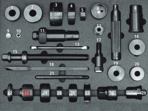 Universal disc brake tool box